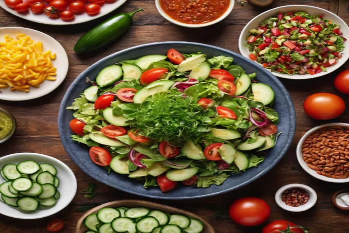 Comparison of a perfectly dressed Grinder Salad to an overdressed one