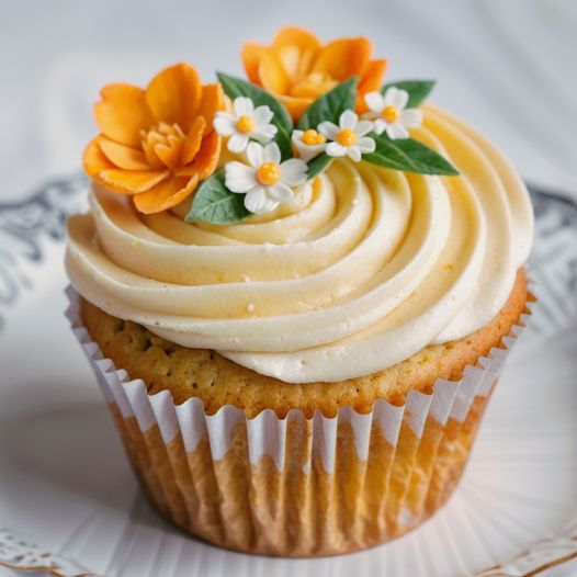 Dreamy Creamy Orange Cupcakes