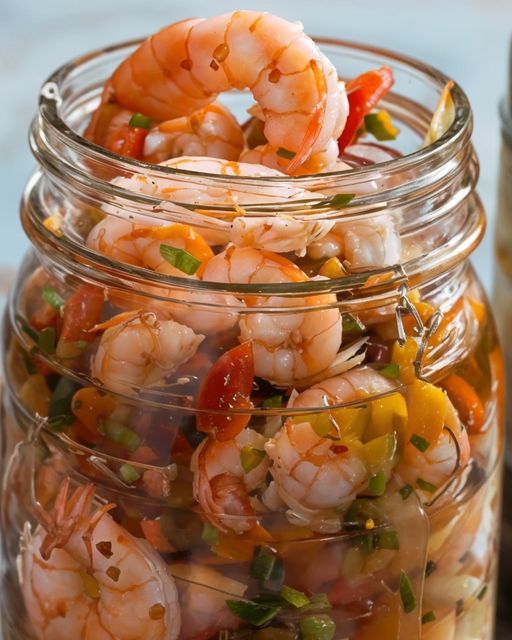 Homemade Pickled Shrimp